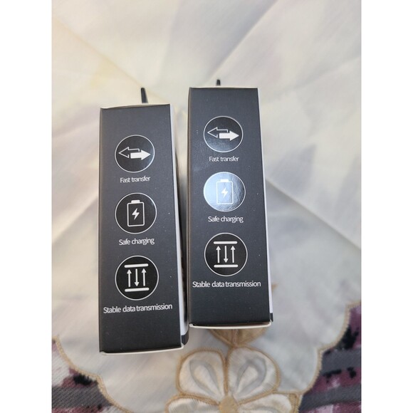 2 Pack EGTech Apple to USB-C Adapters Fast Charging Data Transfer Cable - Picture 2 of 4